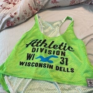 Hollister EXIST Miami layered Wisconsin dells crop razor back tank top xl